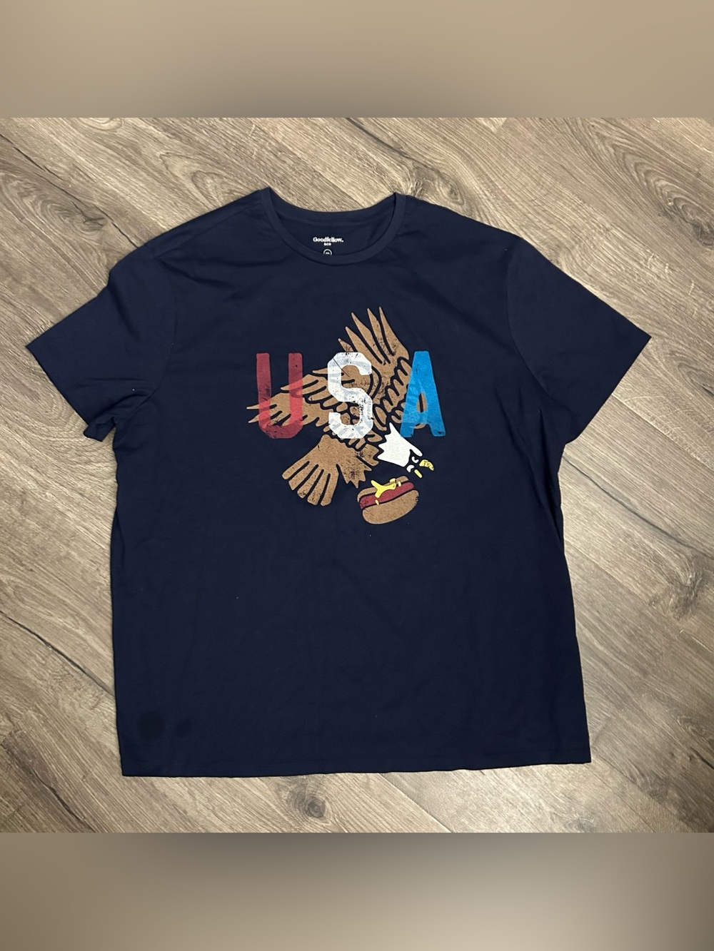 Goodfellow & Co. USA Graphic Short Sleeve Shirt Size XXL